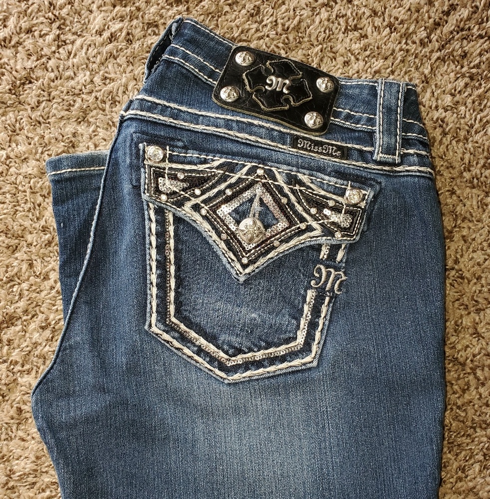 Miss Me Signatute Boot Cut Jeans